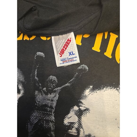 Vintage Deadstock 90s mike tyson mathis boxing t-shirt 1995 Philadelphia XL Blk - Picture 3 of 4